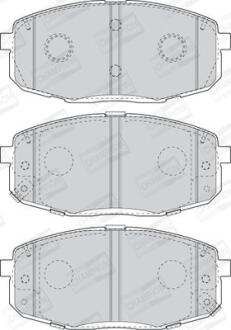Колодки гальмівні дискові CHAMPION 573813CH