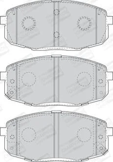 Колодки гальмівні дискові CHAMPION 573813CH