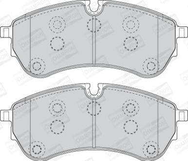 Колодки гальмівні дискові CHAMPION 573831CH