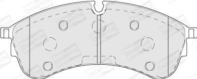 Колодки гальмівні дискові CHAMPION 573844CH