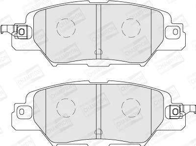 Колодки тормозные дисковые задние Mazda CX-5 (14-) CHAMPION 573858CH