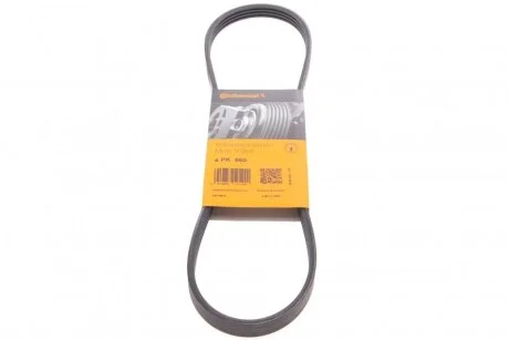 Ремінь генератора поліклиновий CONTINENTAL Contitech 4PK860