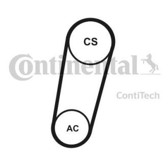 Дорiжковий ремінь Contitech 5PK705 ELAST T1