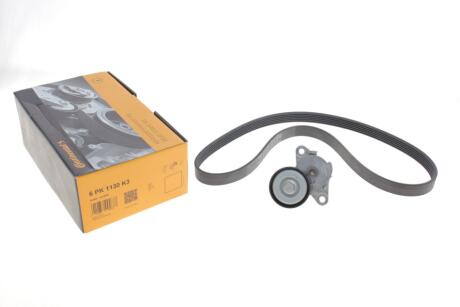 Комплект ременя генератора CONTINENTAL Contitech 6PK1130K3