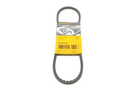 Ремінь генератора клиновий CONTINENTAL Contitech AVX10X750