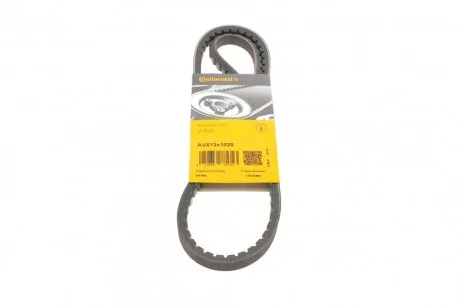Ремінь генератора клиновий CONTINENTAL Contitech AVX13X1025