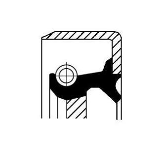 Сальник 62X80X12 - знято з виробництва CORTECO 12011475B