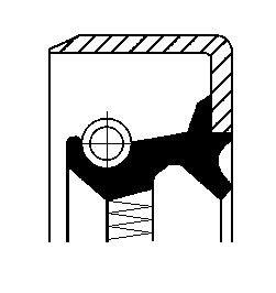 Ущільнююче кільце CORTECO 12012768