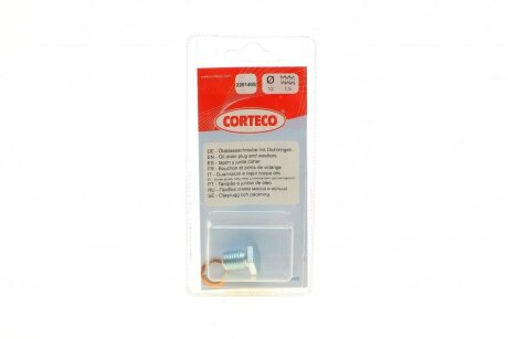 Пробка зливу мастила з ущільненням CORTECO 220149S