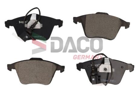 Колодки гальмівні дискові пер. DACO DACO Germany 320221