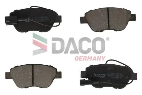 Колодки гальмівні дискові пер. DACO DACO Germany 320511