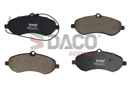 Колодки гальмівні дискові пер. DACO DACO Germany 320607