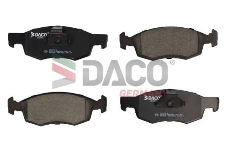 Колодки гальмівні дискові пер. DACO DACO Germany 320702
