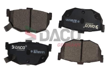 Колодки гальмівні дискові зад. DACO DACO Germany 321710