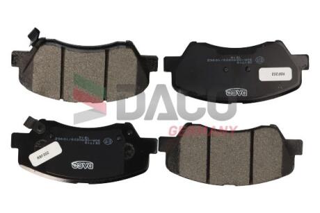 Колодки гальмівні дискові пер. DACO DACO Germany 321719