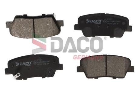 Колодки гальмівні дискові зад. DACO DACO Germany 321727