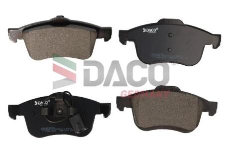 Колодки гальмівні дискові пер. DACO DACO Germany 321902