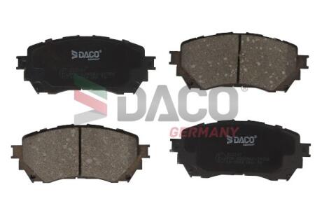 Колодки гальмівні дискові пер. DACO DACO Germany 322247