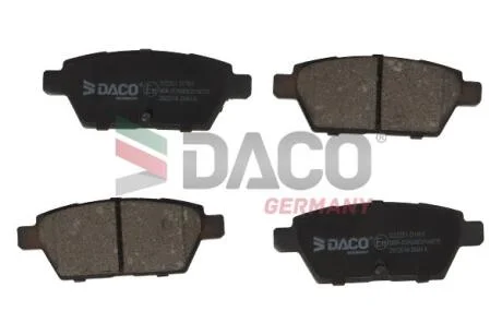 Колодки гальмівні дискові зад. DACO DACO Germany 322251
