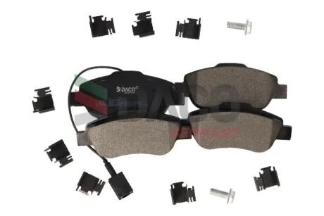 Колодки гальмівні дискові пер. DACO DACO Germany 322372