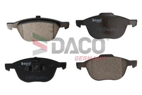 Колодки гальмівні дискові пер. DACO DACO Germany 322561