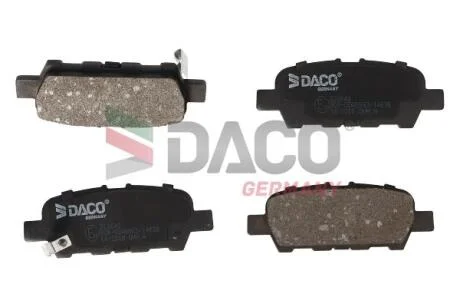 Колодки гальмівні дискові зад. DACO DACO Germany 322642
