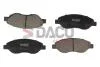 Колодки гальмівні дискові пер. DACO DACO Germany 322711 (фото 1)