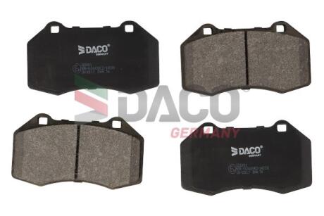 Колодки гальмівні дискові пер. DACO DACO Germany 323001
