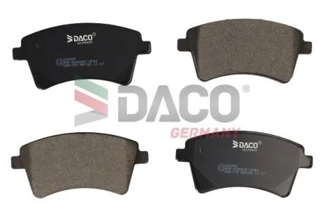 Колодки гальмівні дискові пер. DACO DACO Germany 323008