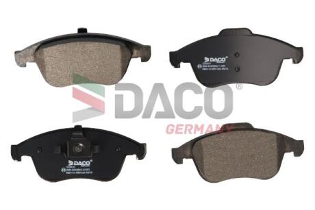 Колодки гальмівні дискові пер. DACO DACO Germany 323019