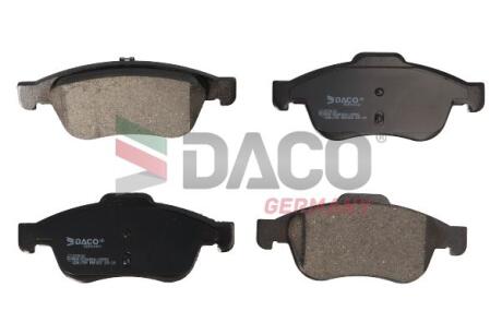 Колодки гальмівні дискові пер. DACO DACO Germany 323026