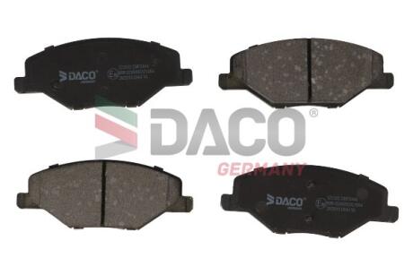 Колодки гальмівні дискові пер. DACO DACO Germany 323302