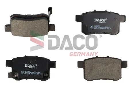 Колодки гальмівні дискові зад. DACO DACO Germany 323902
