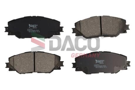 Колодки гальмівні дискові пер. DACO DACO Germany 323912