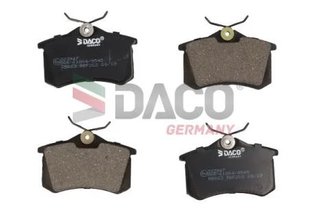 Колодки гальмівні дискові зад. DACO DACO Germany 323947