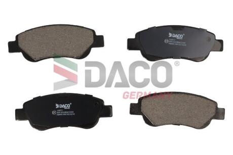Колодки гальмівні дискові пер. DACO DACO Germany 324572