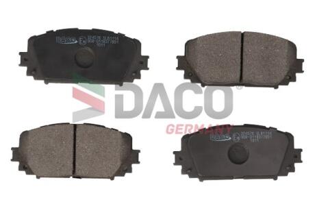 Колодки гальмівні дискові пер. DACO DACO Germany 324576