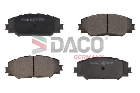 Колодки гальмівні дискові пер. DACO DACO Germany 324577
