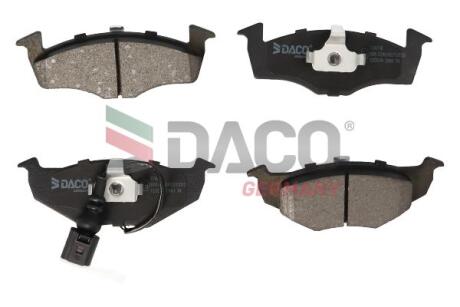 Колодки гальмівні дискові пер. DACO DACO Germany 324778