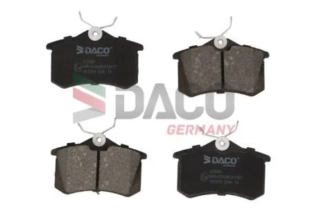 Колодки гальмівні дискові зад. DACO DACO Germany 329986