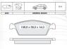 Колодка гальм. диск. DAEWOO Tico передн. (Intelli) DAFMI / INTELLI D143E (фото 1)