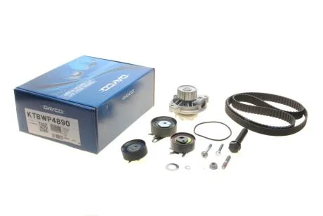 Комплект ременя ГРМ + водяна помпа DAYCO KTBWP4890 (фото 1)