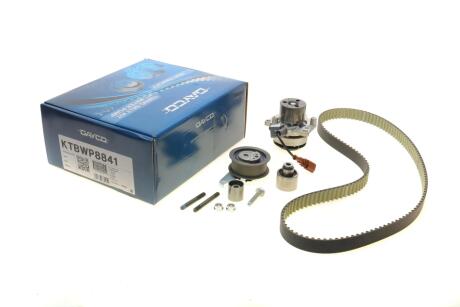 Комплект ременя ГРМ + водяна помпа DAYCO KTBWP8841