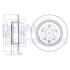 Диск гальмівний (к-т 2шт) Delphi BG4108C (фото 1)