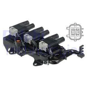 Котушка запалювання HYUNDAI/KIA Tucson/Sportage \'\'2.7 \'\'04-10 Delphi GN1046212B1