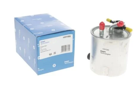 Фільтр паливний NISSAN Cabstar/NT400/X-Trail \'\'2.2-2.5dCi \'\'01>> Delphi HDF580