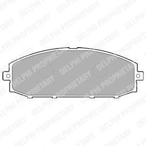 Колодки гальмівні дискові Delphi LP1305