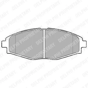 Колодки гальмівні дискові Delphi LP1390