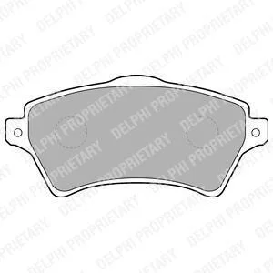 Колодки гальмівні дискові Delphi LP1652