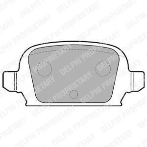 A_Гальмівні колодки дискові OPEL Combo/Corsa/Tigra "R "00-06 Delphi LP1677
